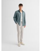Groen slim shirt