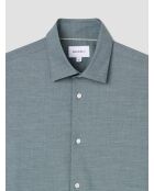 Groen slim shirt