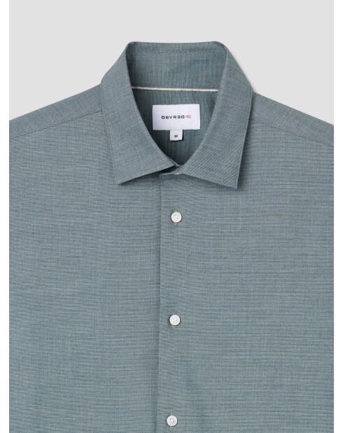 Groen slim shirt