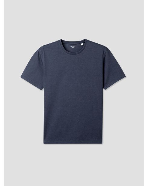 T-shirt col rond Supima bleu nuit