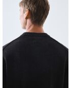 Cardigan boutonné col rond L'atelier anthracite chiné