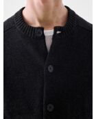 Cardigan boutonné col rond L'atelier anthracite chiné