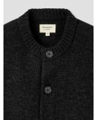 Cardigan boutonné col rond L'atelier anthracite chiné