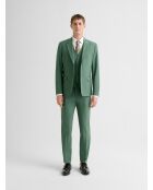 Gilet de costume tissu traveller vert