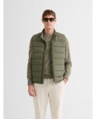 Doudoune sans manches fine Casual kaki foncé