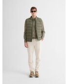 Doudoune sans manches fine Casual kaki foncé