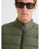 Doudoune sans manches fine Casual kaki foncé