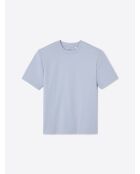 T-shirt col rond regular bleu clair