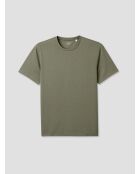 T-shirt col rond Supima vert olive
