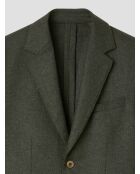 Veste de costume slim vert sapin