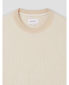 Jersey de cuello redondo bicolor arena