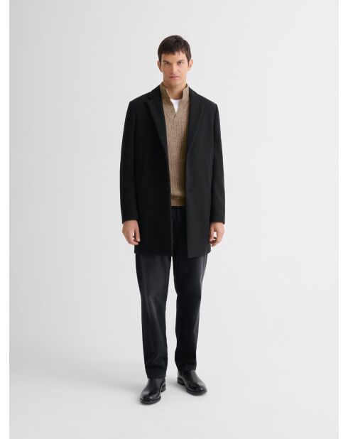 Maglione a collo alto aperto in maglia con perline Taupe 3 Taupe