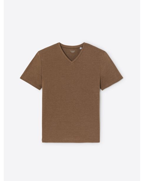 T-shirt col V en coton Supima baileys