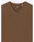 T-shirt col V en coton Supima baileys