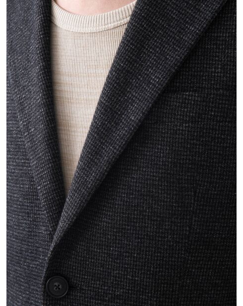 L'Atelier Reguläre Anzugjacke, meliert, Anthrazit