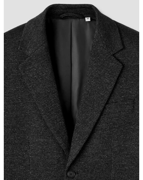 L'Atelier Reguläre Anzugjacke, meliert, Anthrazit