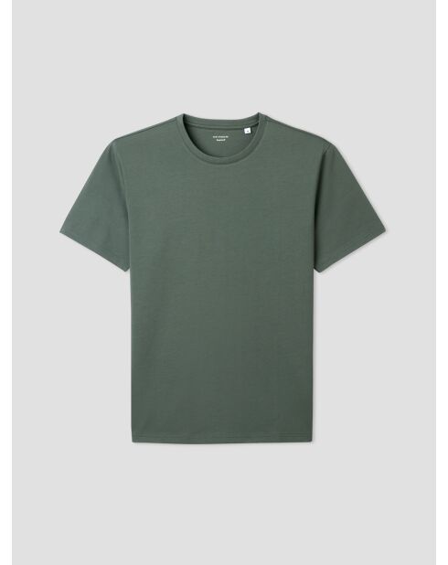 T-shirt col rond Supima vert