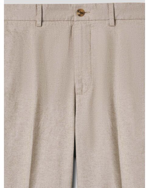 Chino loose fit chiné L'atelier beige 2
