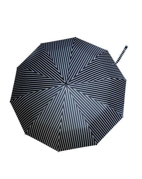 Zwart-witte opvouwbare paraplu - 105x32 cm