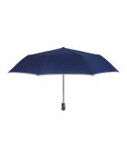 Blauer reflektierender Mini-Faltschirm mit reflektierendem Rand - 104x33 cm