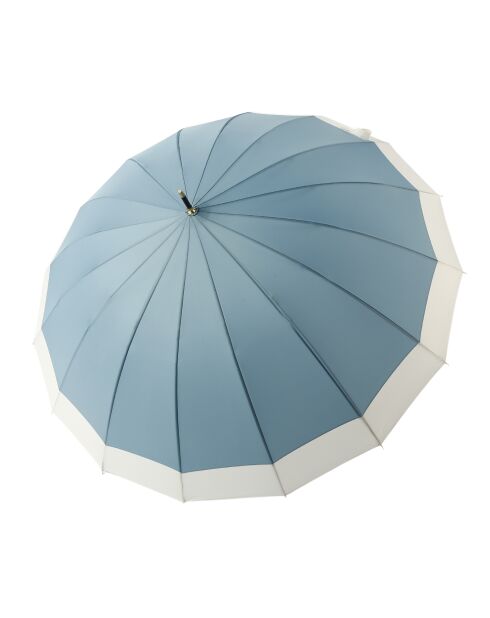 Grand parapluie de golf 16 baleines bleu ciel - 105x86 cm