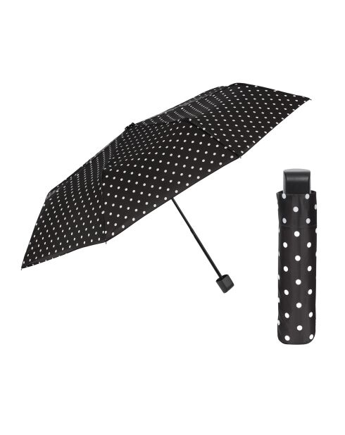 Mini parapluie pliant noir - 96x25 cm