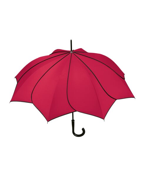 Parapluie long automatique rouge - 105x90 cm