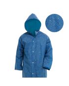 Imperméable unisexe bleu à motifs étoiles - 115x67.5cm