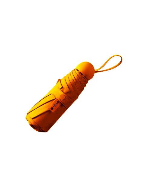 Parapluie pliant orange - 91x18 cm