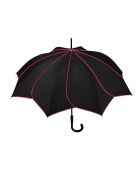 Parapluie long automatique noir - 105x90 cm