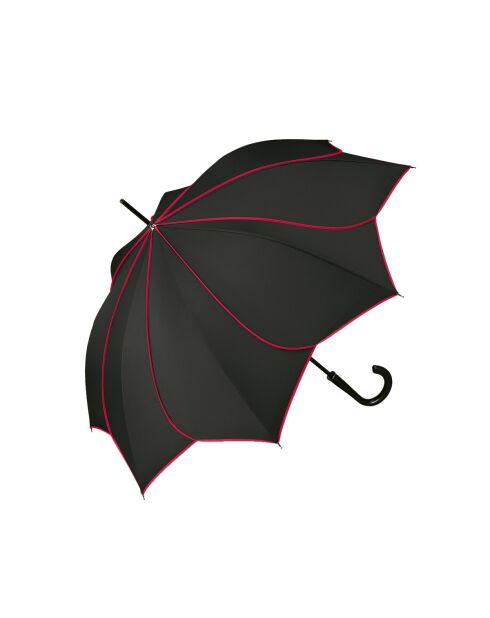 Parapluie long automatique noir - 105x90 cm