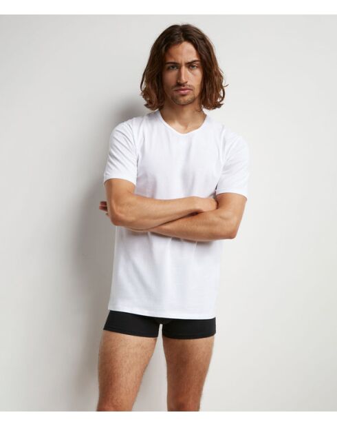 2 T-Shirts Regul Active blancs