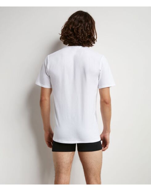 2 T-Shirts Regul Active blancs
