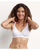 Soutien-gorge sans armatures Daily Dentelle blanc