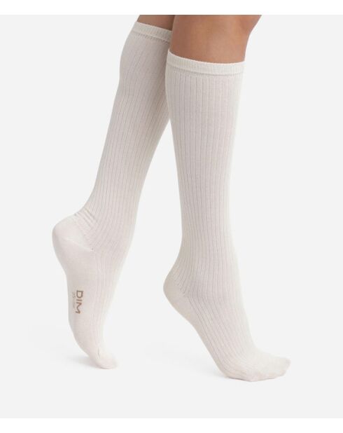 Chaussettes Sensation Soie ivoire