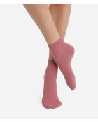 Calcetines Pointelle rosas viejos