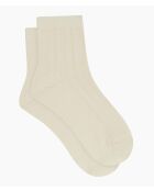 Chaussettes Pointelle ivoire