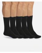 5 pares de calcetines Ecodim negros