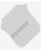 3 Paires de socquettes Coton Nice Price blanches