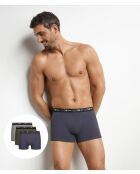 3 Boxers Coton Stretch Men lot terrien