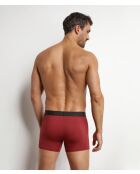 3 Boxershorts Pur Confort Lot schwarz/khaki/granatrot