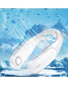 Ventilateur portable personnel FN12 blanc - 17.8x20.8x6.3 cm