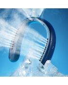 Ventilateur portable personnel FN9 bleu marine - 20.2x6.1x21 cm