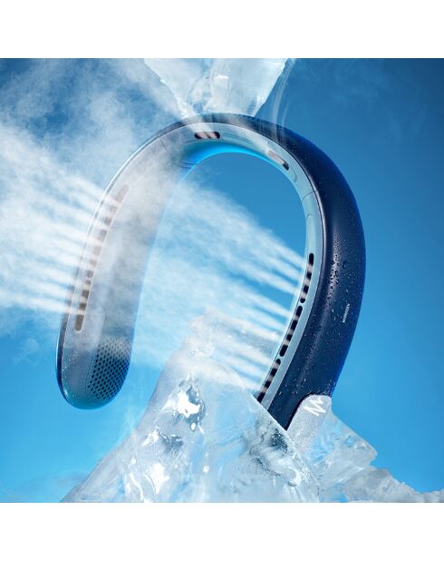 Ventilateur portable personnel FN9 bleu marine - 20.2x6.1x21 cm