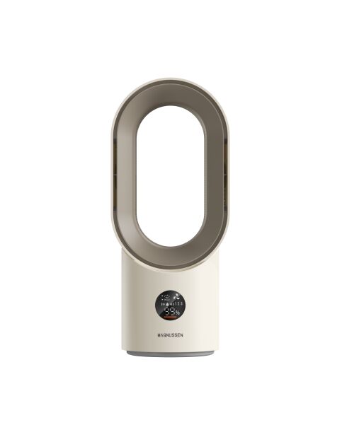 Ventilateur portable sans pales FN15 beige - 14x13x30 cm