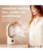 Ventilateur portable sans pales FN15 beige - 14x13x30 cm
