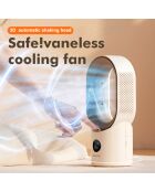 Ventilateur portable sans pales FN15 beige - 14x13x30 cm