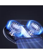 Ventilateur portable flexible FN4 blanc - 10.1x9.4x20.9 cm