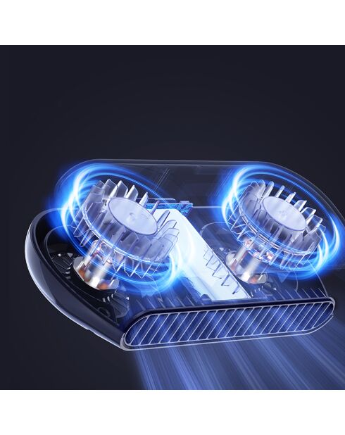 Ventilateur portable flexible FN4 blanc - 10.1x9.4x20.9 cm