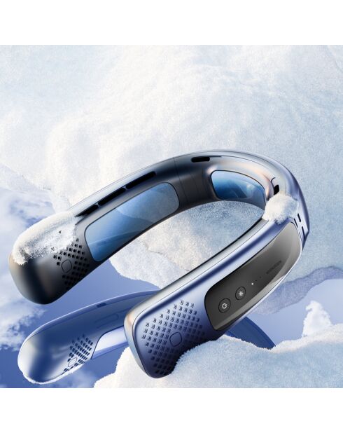 Ventilateur portable personnel FN8 bleu marine - 21.7x5.9x22.5 cm